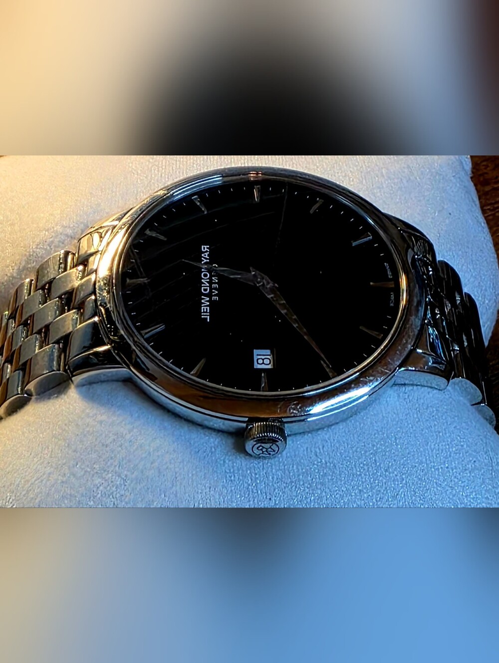 Raymond Weil Tocatta Nen's Classic Stainless Steel Watch - Black Dial - Picture 4 of 9